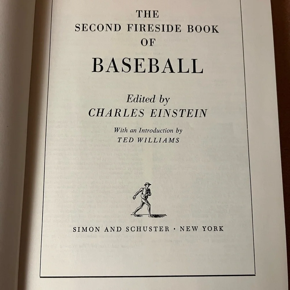 Vintage 1958 The Second Fireside Book of Baseball Edited By Charles Einstein - Picture 4 of 10
